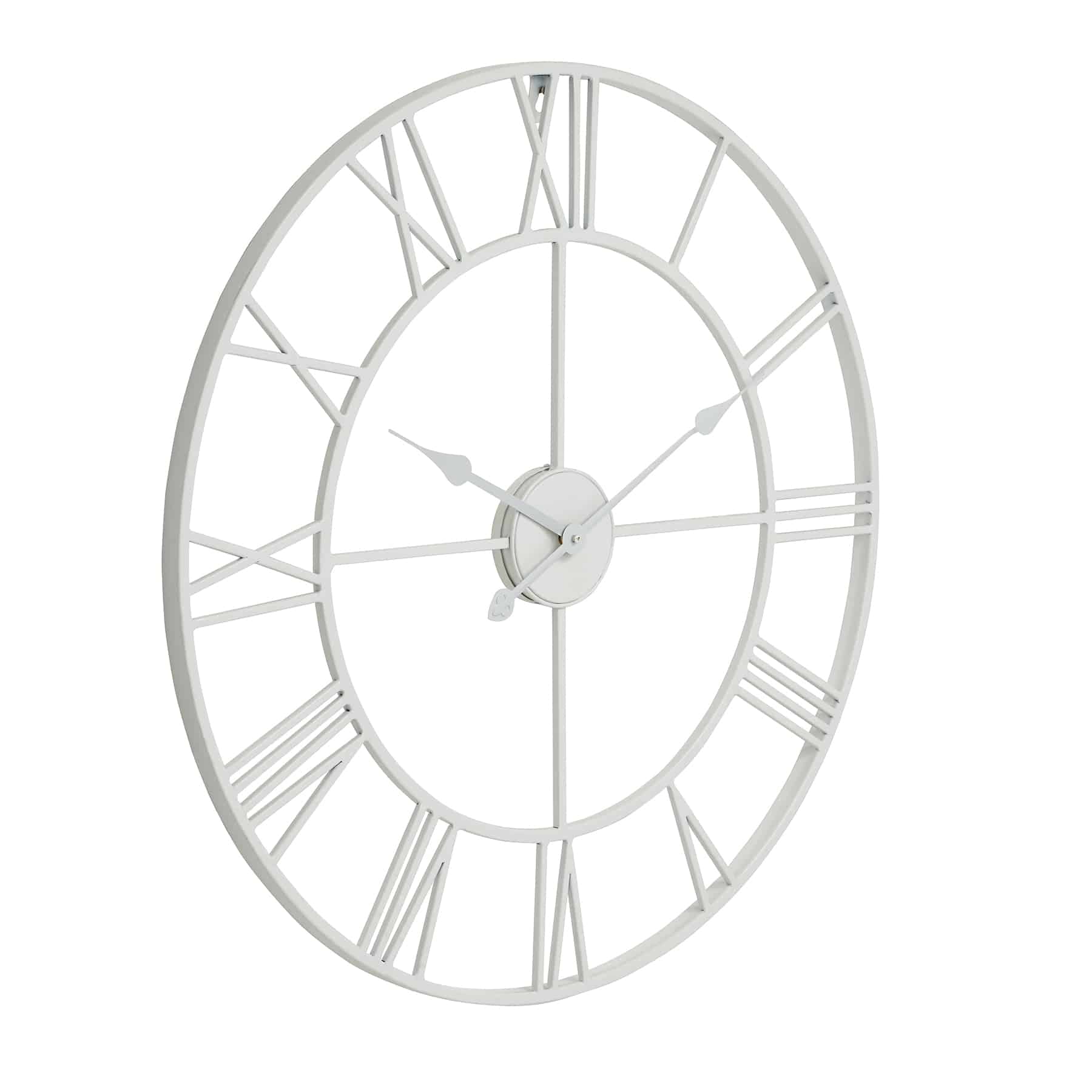 White Skeleton Wall Clock Roost Home & Lifestyle